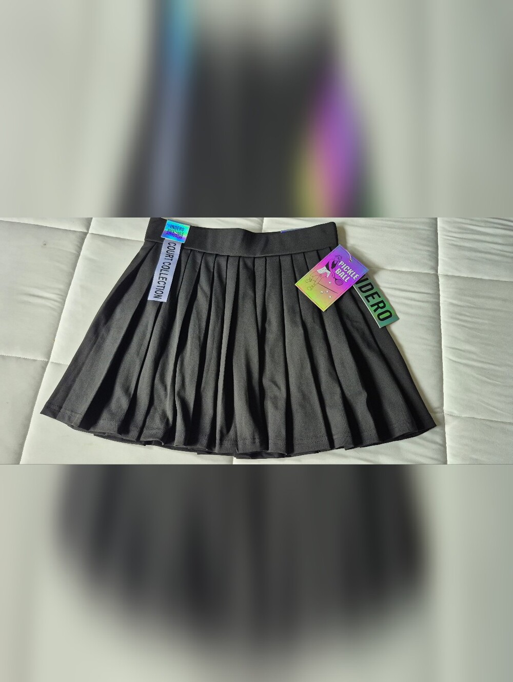 Classic Black Pleated Skater Skirt - DER0 Collection